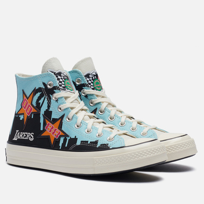 Converse hi blu online