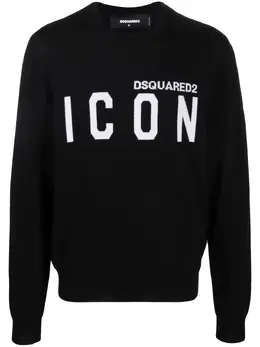 Dsquared2: Свитер с принтом 