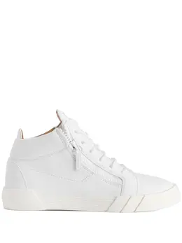 Giuseppe Zanotti: Белые кроссовки  The Shark 5 0