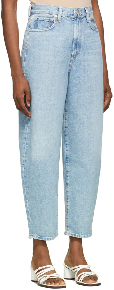 AGOLDE Blue Balloon Ultra High Rise Curved Taper Jeans A158 1141