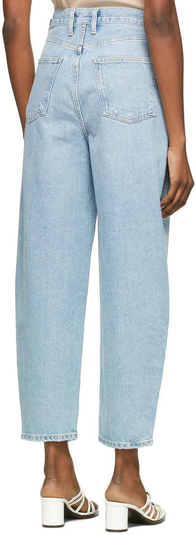 AGOLDE Blue Balloon Ultra High Rise Curved Taper Jeans A158 1141