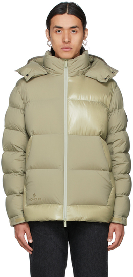 Moncler: Бежевая куртка Pallardy