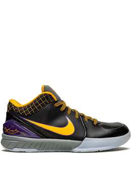 Nike: Чёрные кроссовки  Kobe 4 Protro