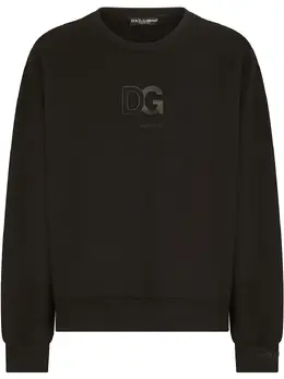 Dolce & Gabbana: Чёрный свитшот  DG