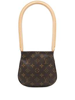 Louis Vuitton: Коричневая сумка 