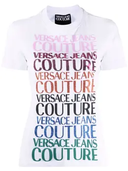 Versace Jeans Couture: Футболка с принтом 