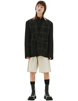 Comme des Garcons Homme plus: Чёрные пиджаки