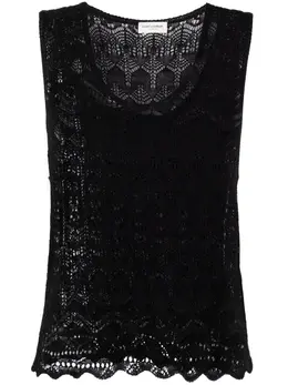 Saint Laurent: Трикотажный топ 