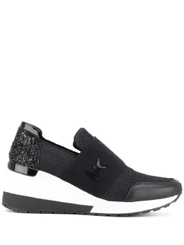 Michael Michael Kors: Чёрные мокасины 