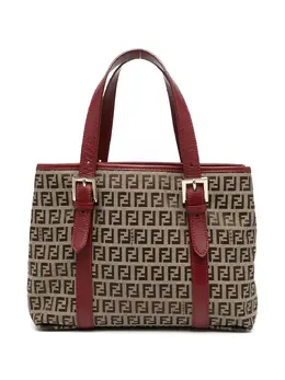 Fendi Pre-Owned: Бежевая сумка-шоппер