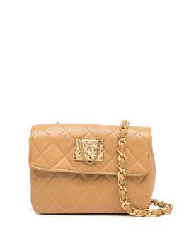 Chanel Pre-Owned: Бежевая сумка 