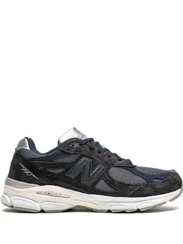 New Balance: Чёрные кроссовки  990