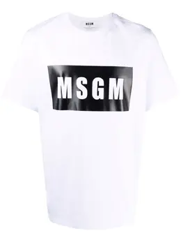 MSGM: Футболка с принтом 