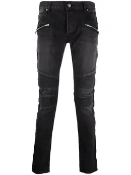 Balmain: Чёрные джинсы 