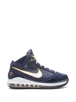 Nike: Синие кроссовки Air Max Lebron 7