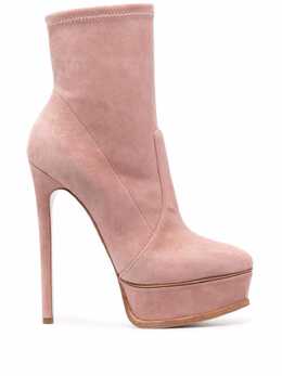 Casadei: Розовые ботинки 