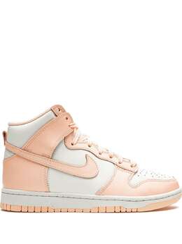Nike: Белые кроссовки  Dunk High