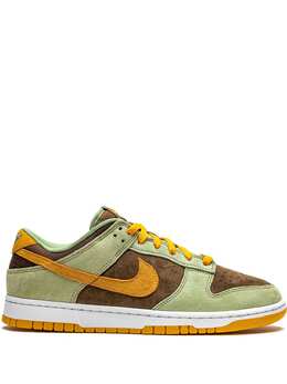 Nike: Зелёные кроссовки  Dunk Low