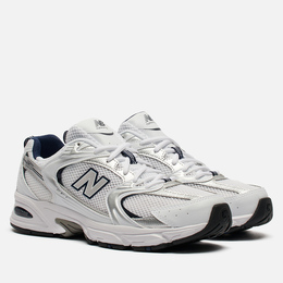 New Balance: Белые кроссовки 