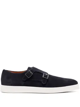 Santoni: Тёмные туфли 