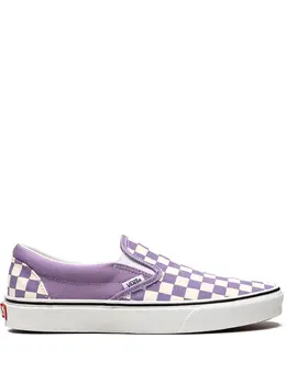 Vans: Фиолетовые кроссовки Classic Slip On