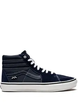Vans: Голубые кроссовки  Sk8-Hi