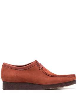 Clarks Originals: Бордовые лоферы 
