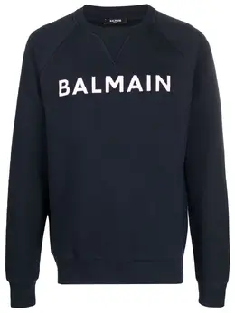 Balmain: Хлопковый свитшот