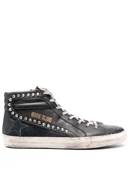 Golden Goose: Чёрные кроссовки  Slide