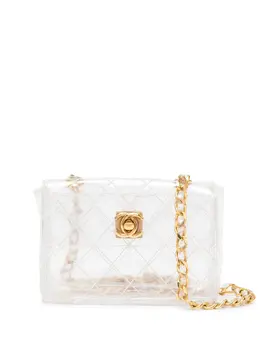 Chanel Pre-Owned: Белая сумка через плечо 