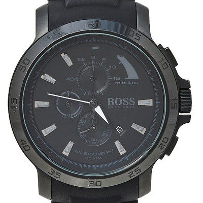 Hugo boss men's ion plated strap on sale watch