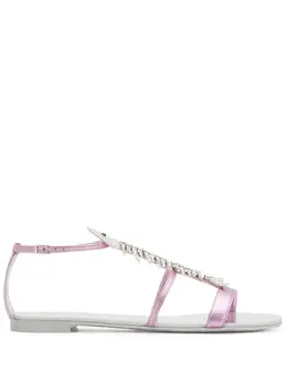 Giuseppe Zanotti: Розовые сандалии  Slim