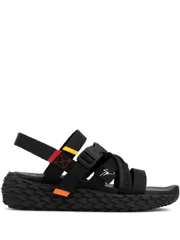 Giuseppe Zanotti: Чёрные сандалии  Urchin