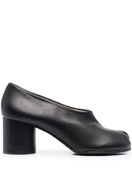 Maison Margiela: Чёрные туфли  Tabi