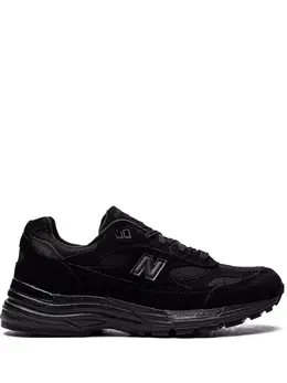 New Balance: Чёрные кроссовки 