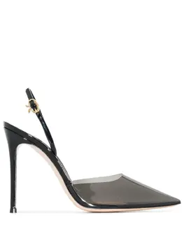 Gianvito Rossi: Чёрные туфли  Ribbon D-Orsay