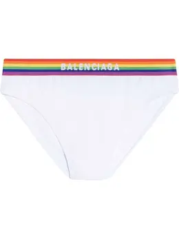 Balenciaga: Белые трусы Pride