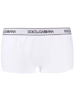 Dolce & Gabbana: Белые трусы 