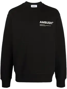 AMBUSH: Чёрный свитшот  Workshop