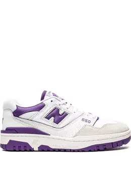 New Balance: Белые кроссовки  550
