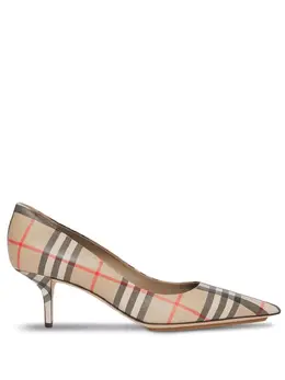 Burberry: Бежевые туфли  Vintage Check