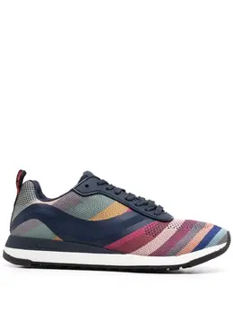 PAUL SMITH: Синие кроссовки  Swirl