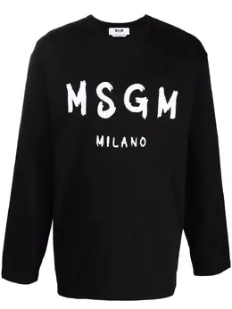 MSGM: Чёрный свитшот 