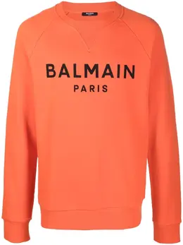 Balmain: Свитшот с принтом