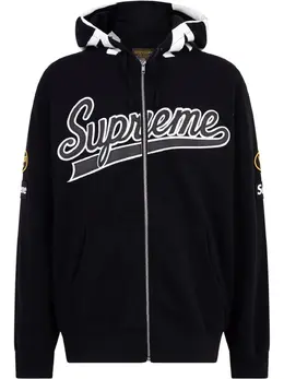 Supreme: Чёрная куртка  Vanson