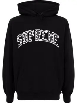 Supreme: Чёрная толстовка  Hearts Arc