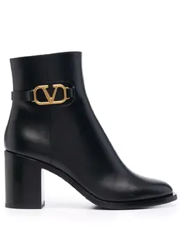 Valentino Garavani: Чёрные ботинки 