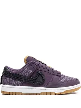 Nike: Тёмные кроссовки Dunk Low