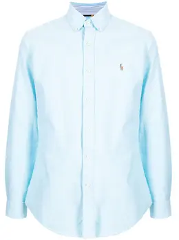 Polo Ralph Lauren: Голубая рубашка 