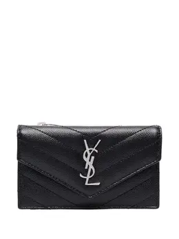 Saint Laurent: Чёрный кошелёк YSL